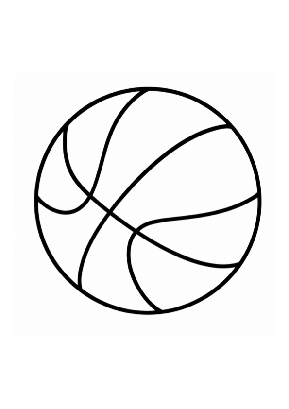 Basketball Coloring Page preview