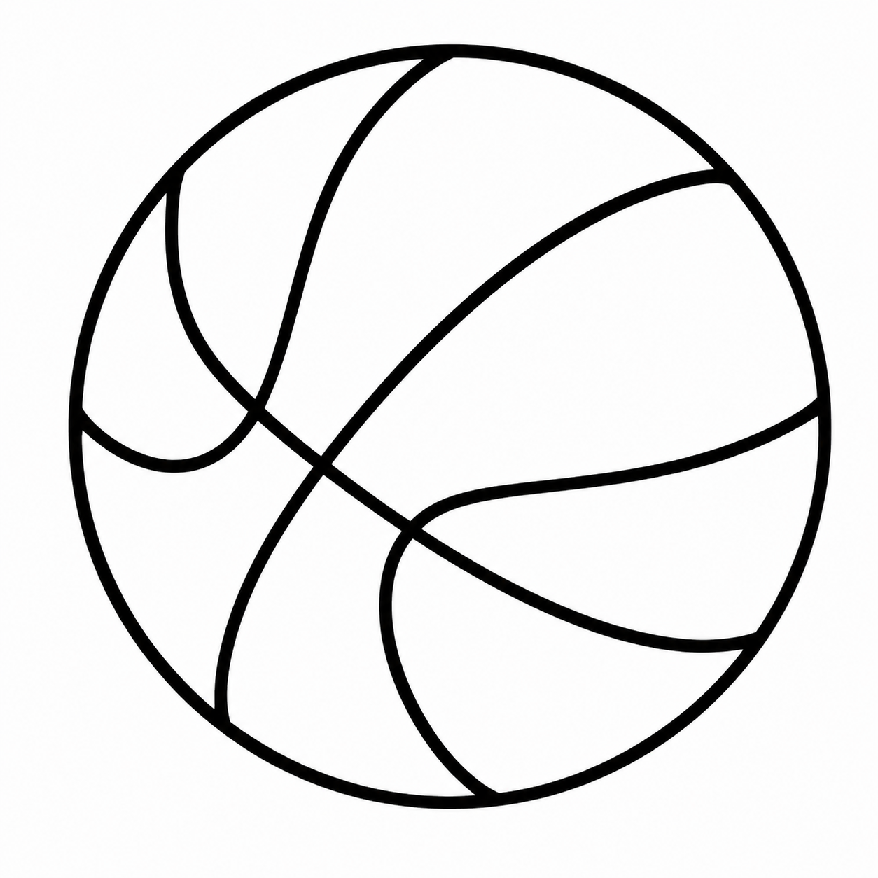 Basketball Coloring Page coloring page